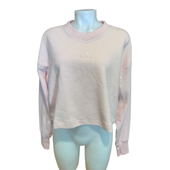 Adidas Tops - Women's Adidas Sweatshirt Size S Pink Long Sleeve